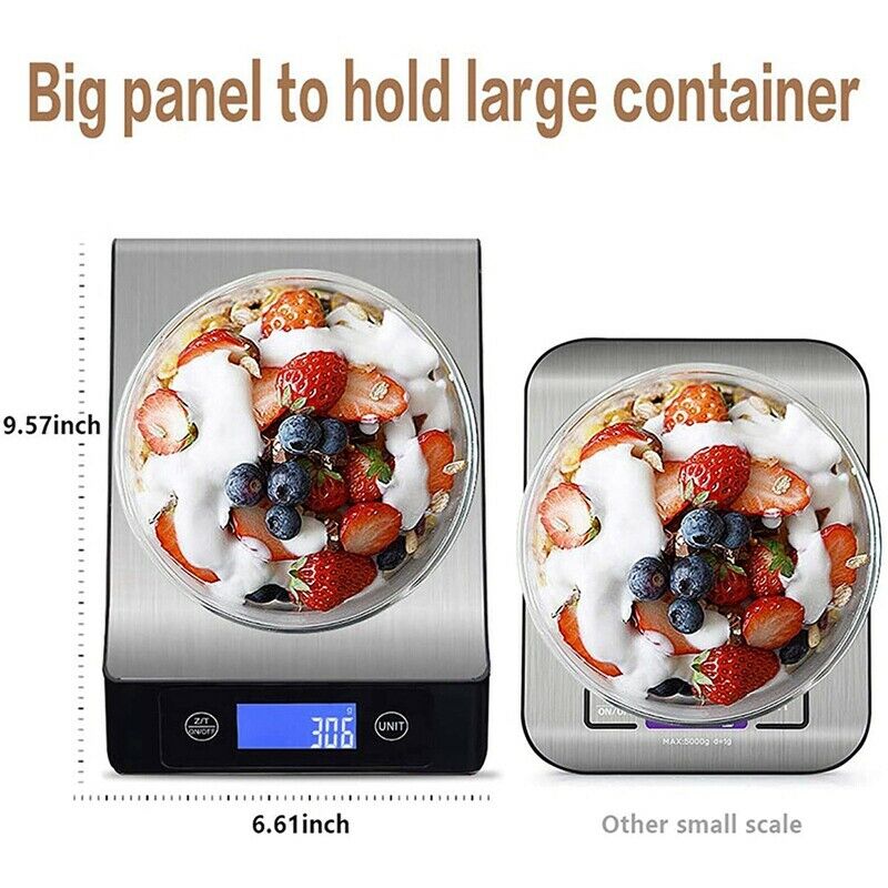 Kitchen Scale Digital Scale, Electronic Scale, 5Kg / 11Lb with Large LCD DisN7B1