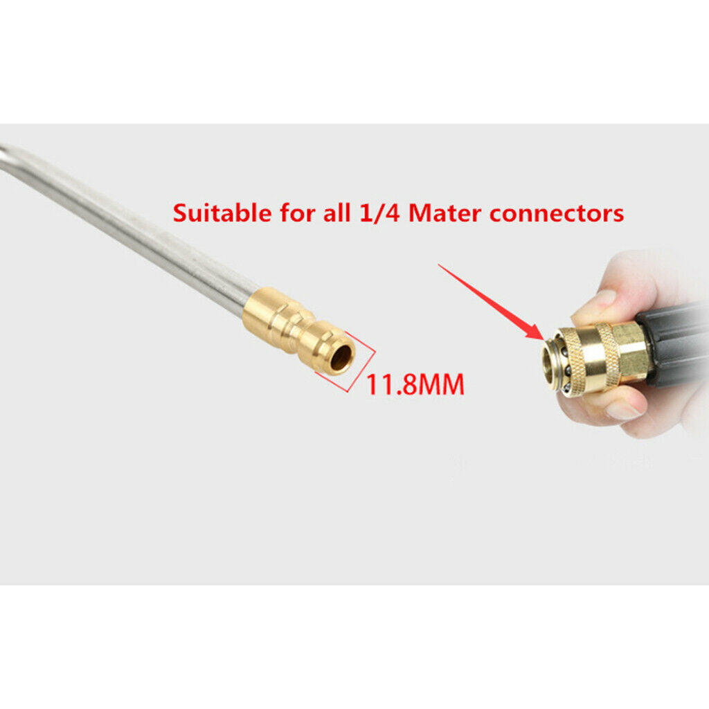 High Pressure Car Wash Nozzle Washer Extension Bending Accessories A