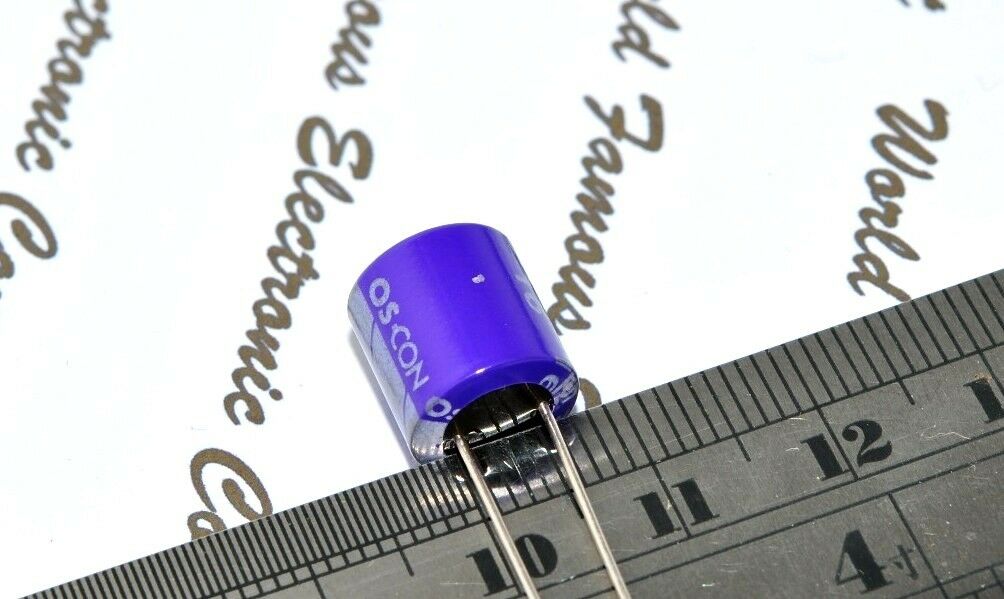 4pcs-SANYO 150uF 16V OSCON(OS-CON) Radial Aluminum Solid Capacitors - 16SA150M