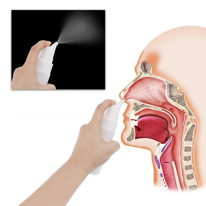 70ml HDPE Plastic Durable Nose Wash Empty Container Hand Pump Nasal Spray Bot DF