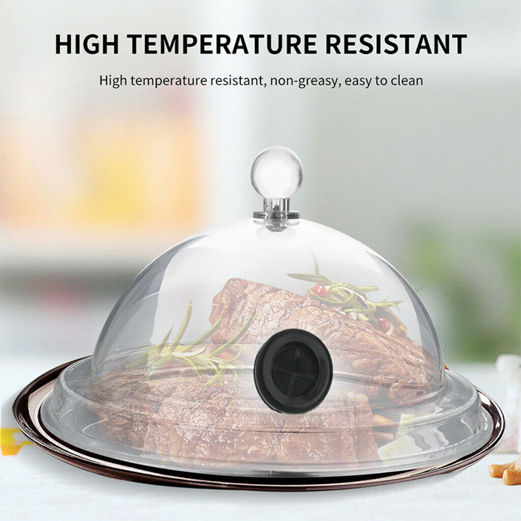 2Pack Portable Smoking Gun Cover Drink Cover Smoker Gun Plates Bowls Meat