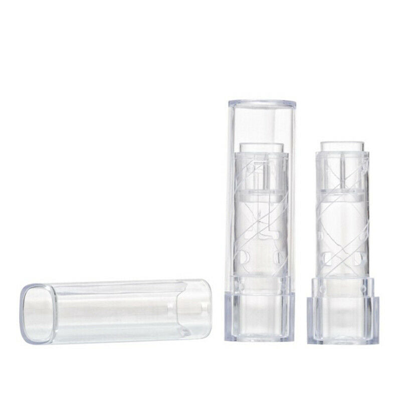 5PCS Empty Lip Clear Tubes Lip Balm Tube Lipstick Cosmetic Container^DD