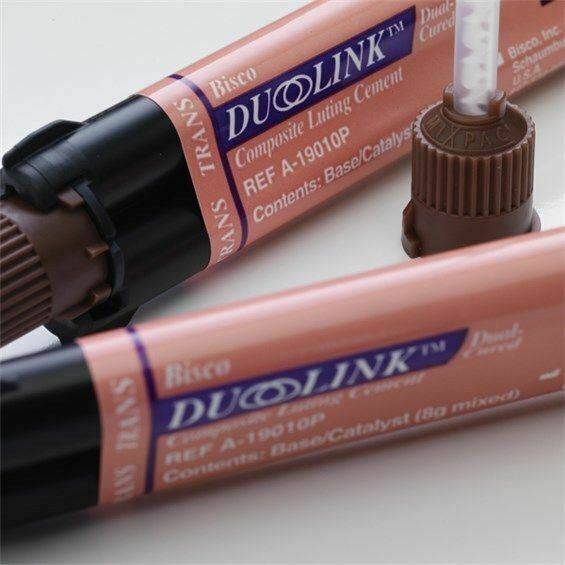 Dental BISCO DUOLINK dual-cured cement Dual-Syringe Base/Catalyst, 8g mixed