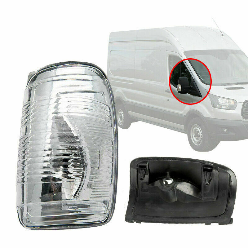 For 2014-2020 Ford Transit Mk8 Right Side Wing Mirror Indicator Lens Cover Case