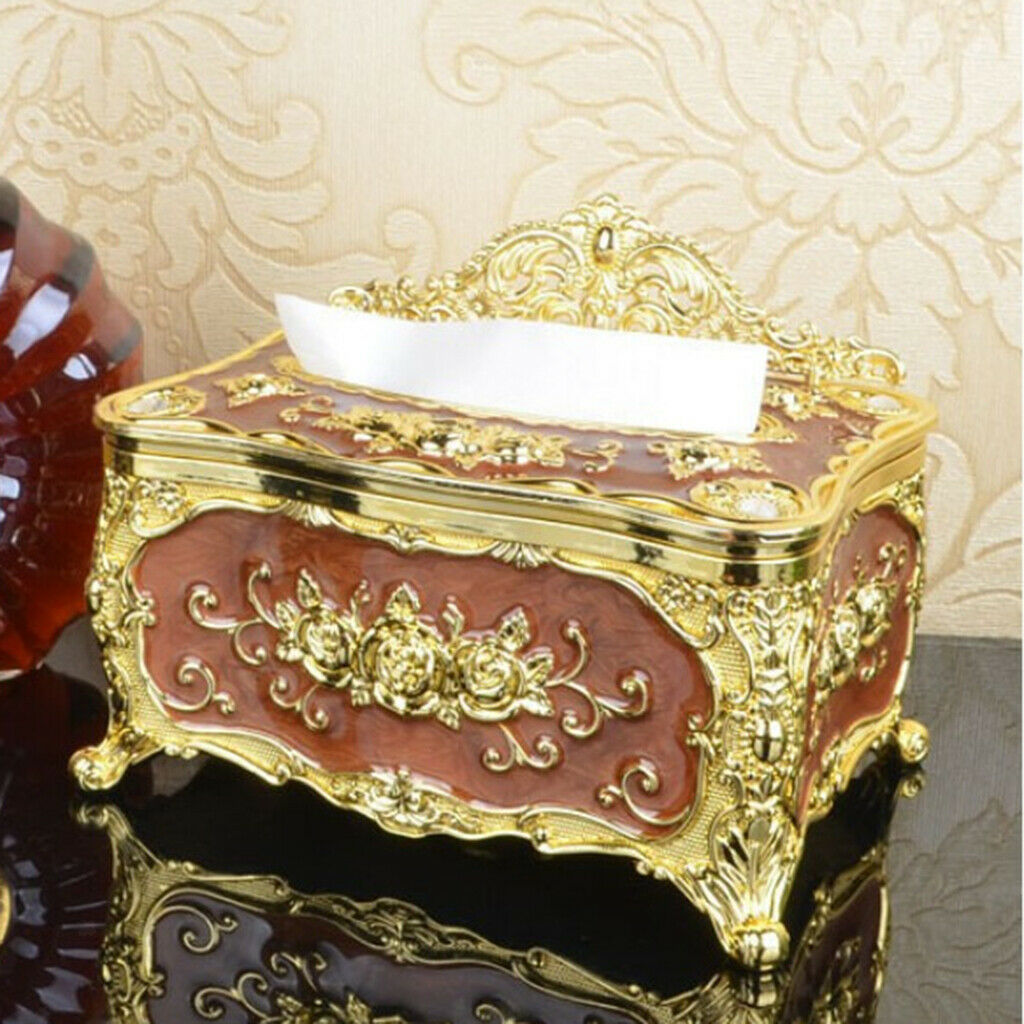 Universal Luxury European Style Acrylic Tissue Box Home Office KTV Hotel Car