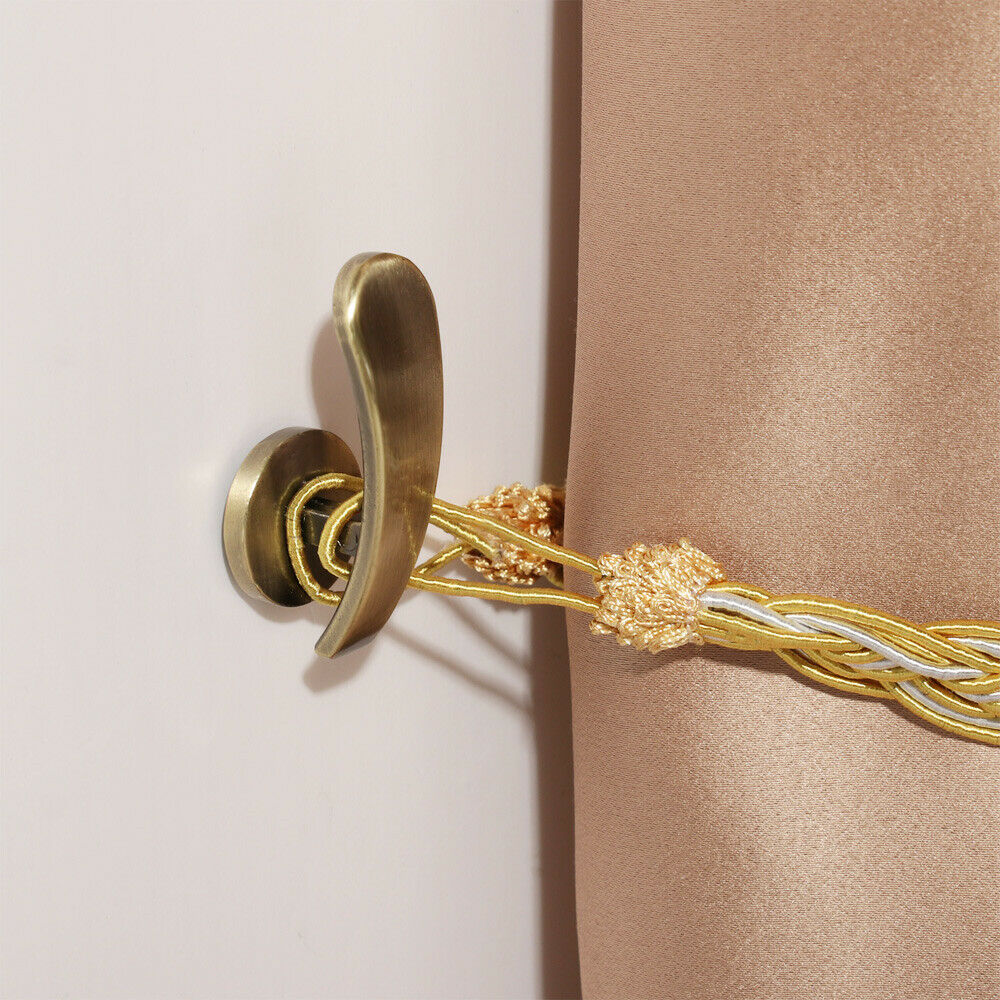 Durable Mounted Metal Hooks Wall Hanger Curtain Holdback Curtain Holder