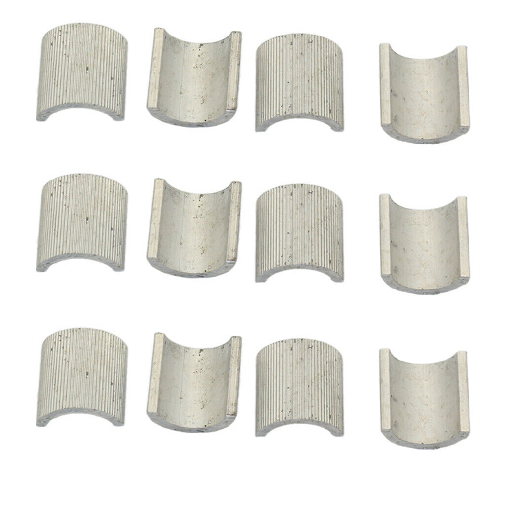 12Pcs 7/8" to 1" Handle Bar Mounts Risers Clamps Conversion Shims Spacers