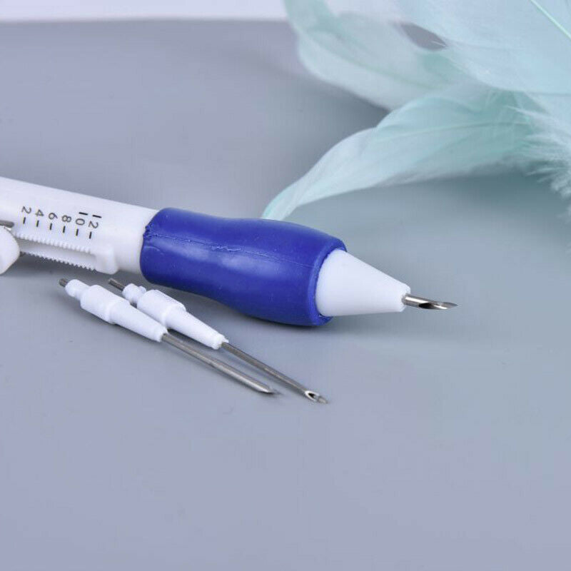 1Set DIY Hand Embroidery Pen Practical Plastic DIY Crafts Magic Embroidery Pe Rf