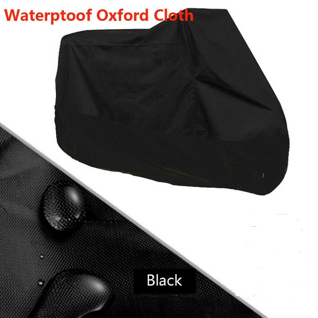 Motorcycle Cover Oxford Cloth Motorbike Protector All-weather Heavy-duty 2XL