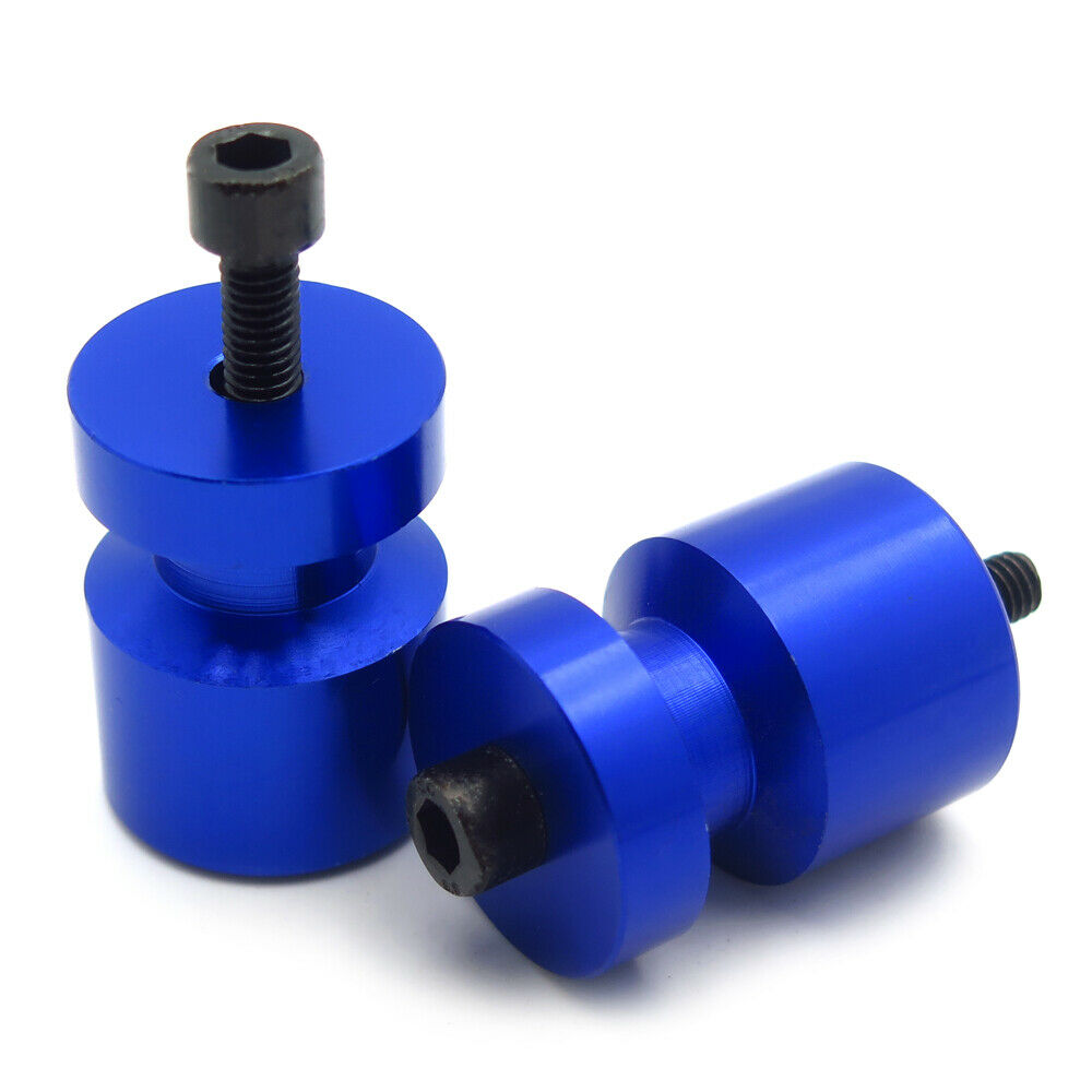 Blue Motorcycle Swingarm Spools For Yamaha R1 YZF-R1 98-15 R6 YZF-R6