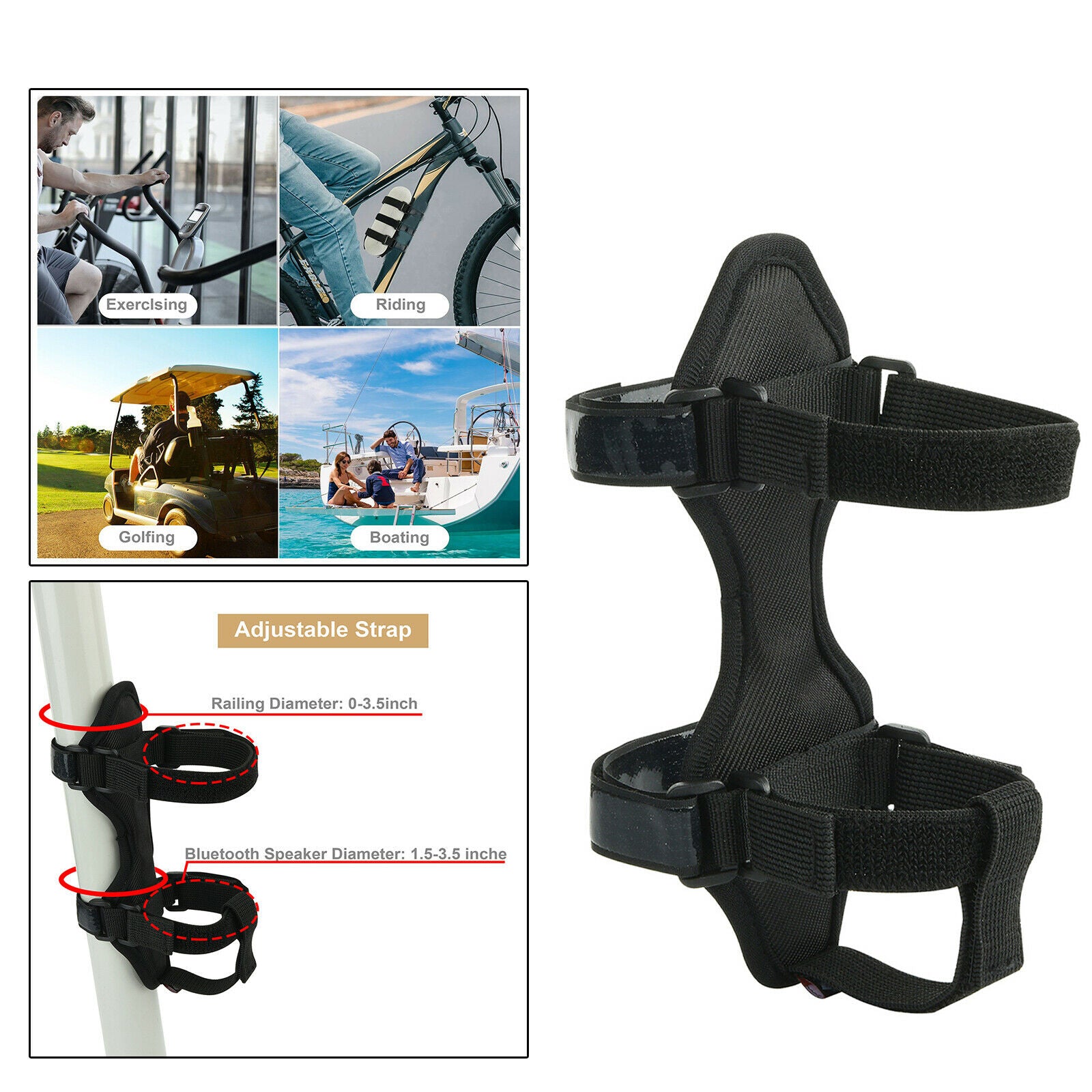 Bike Water Bottle Holder Straps Stable Adjustable Mountain Road Bicycle Cup