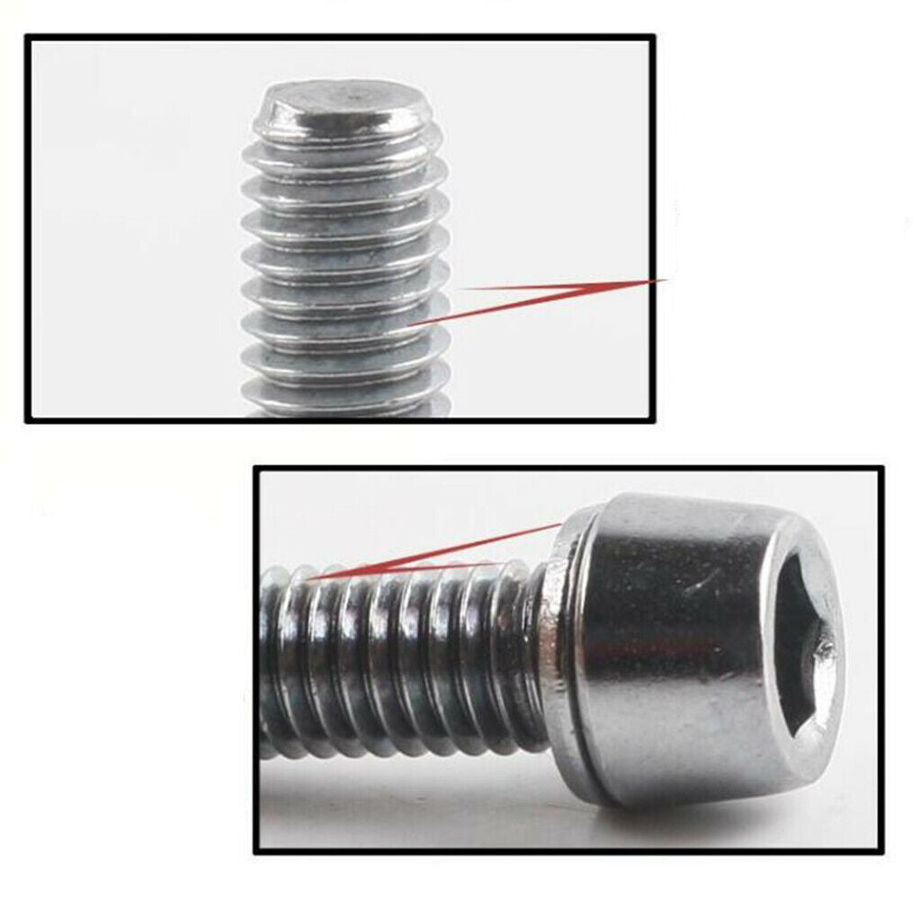 10pcs Bike Stem Screw Bicycle Bolts M5/M6x20mm Road Mountain Bike Bolt M5