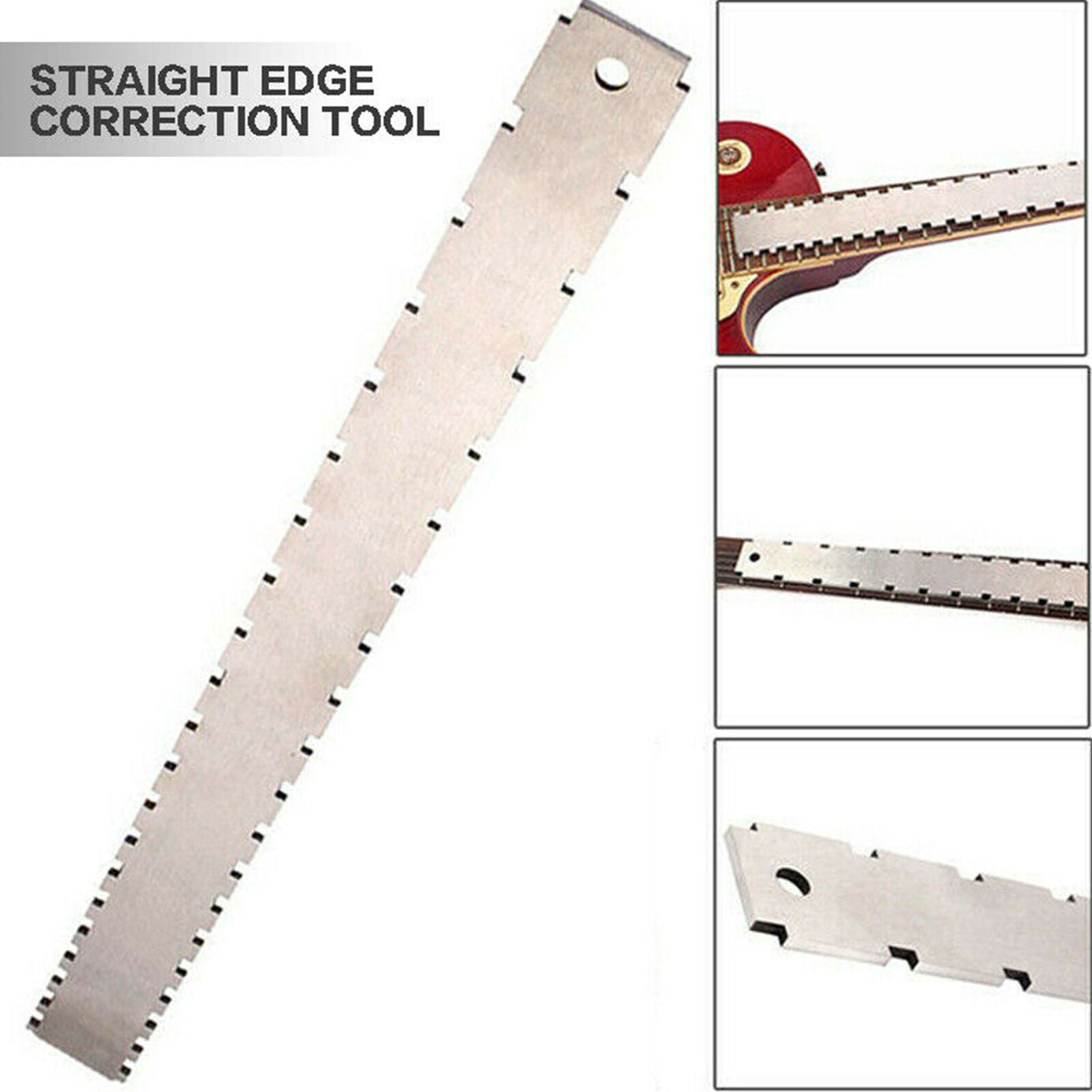 Guitar Neck Notched Straight Edge&Fret Ruler Rocker Luthier Tool