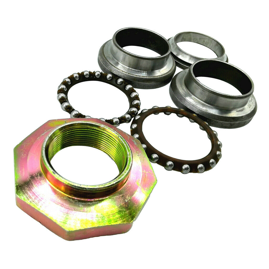 6x Motorcycle Steering Bearing Kit Bearings Fits PW50 1981-2013 Accessories