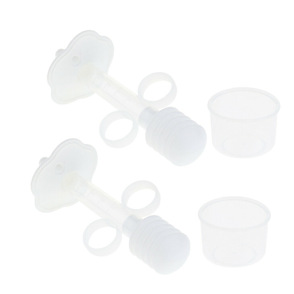 2 Pcs Pet Medicine Feeder Dog And Cat Pet Medicine Water Feeder Small Animal