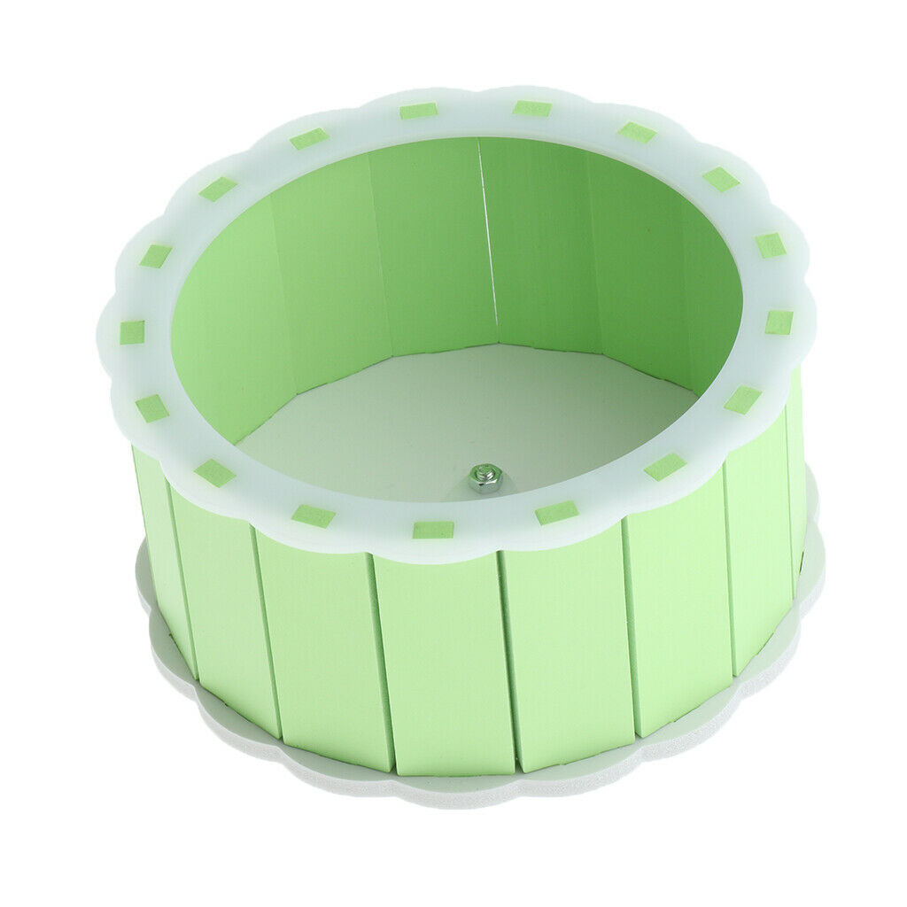 Hamster Silent Running Wheel Hamsters Mice Mouse Activity Toys Green