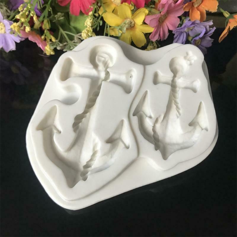 Chocolate Cookie Baking Decoration Supplies Polymer Clay DIY Mold Anchors Shaped