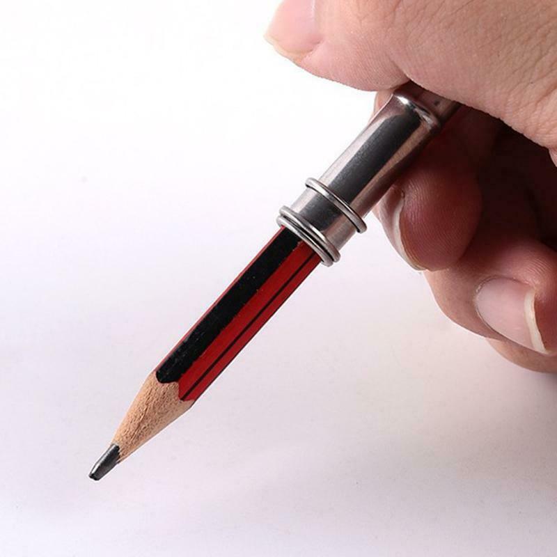 2Pcs Dual Head Pencil Extender Drawing Writing Tool Holder Art Pencil Lengthener