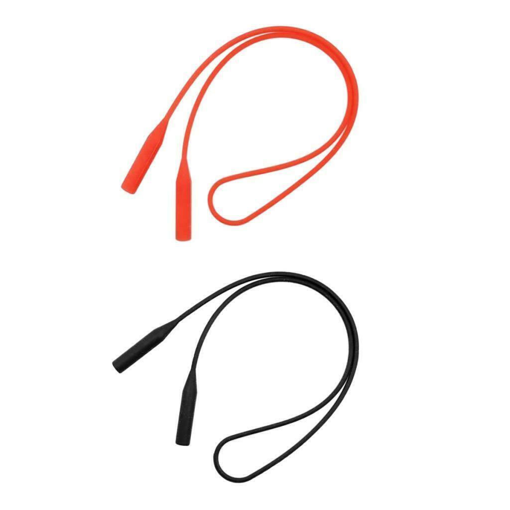 2 Pieces 52cm Elastic Neck Cord Lanyard Sunglasses Eyeglasses Strap Band