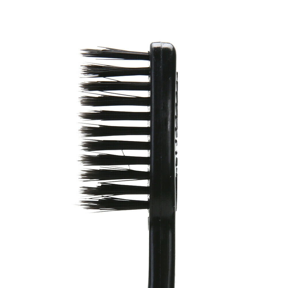 4PC Bamboo Charcoal Toothbrush Oral Dental Care Soft Nano Bristle Teeth Brush  @
