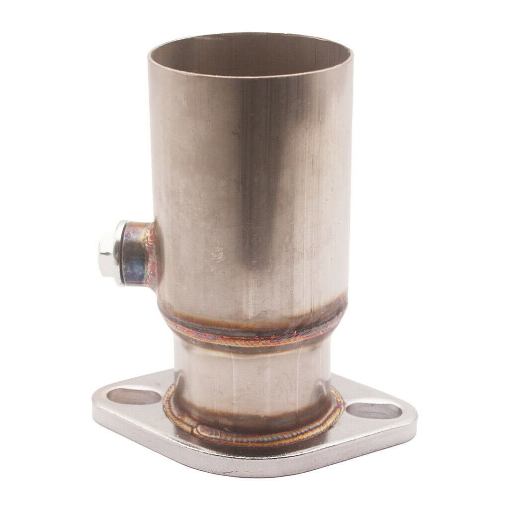 Replacement 3inch Pipe to 2.5inch 2 bolt Flange Reducer w/ o2 bung Downpipe