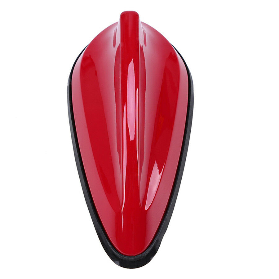 Car Auto Roof White Shark Fin Vortex Stereo Radio Aerial Signal Antenna Decor