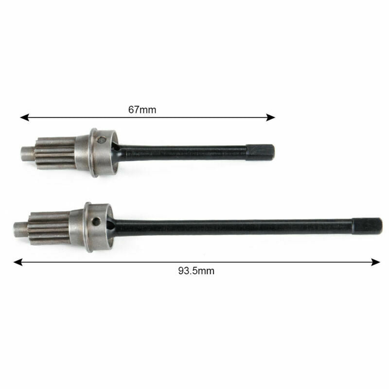 Steel Front Axle Shaft Portal Drive Input Gear For 1/10 RC Crawler Traxxas TRX-4