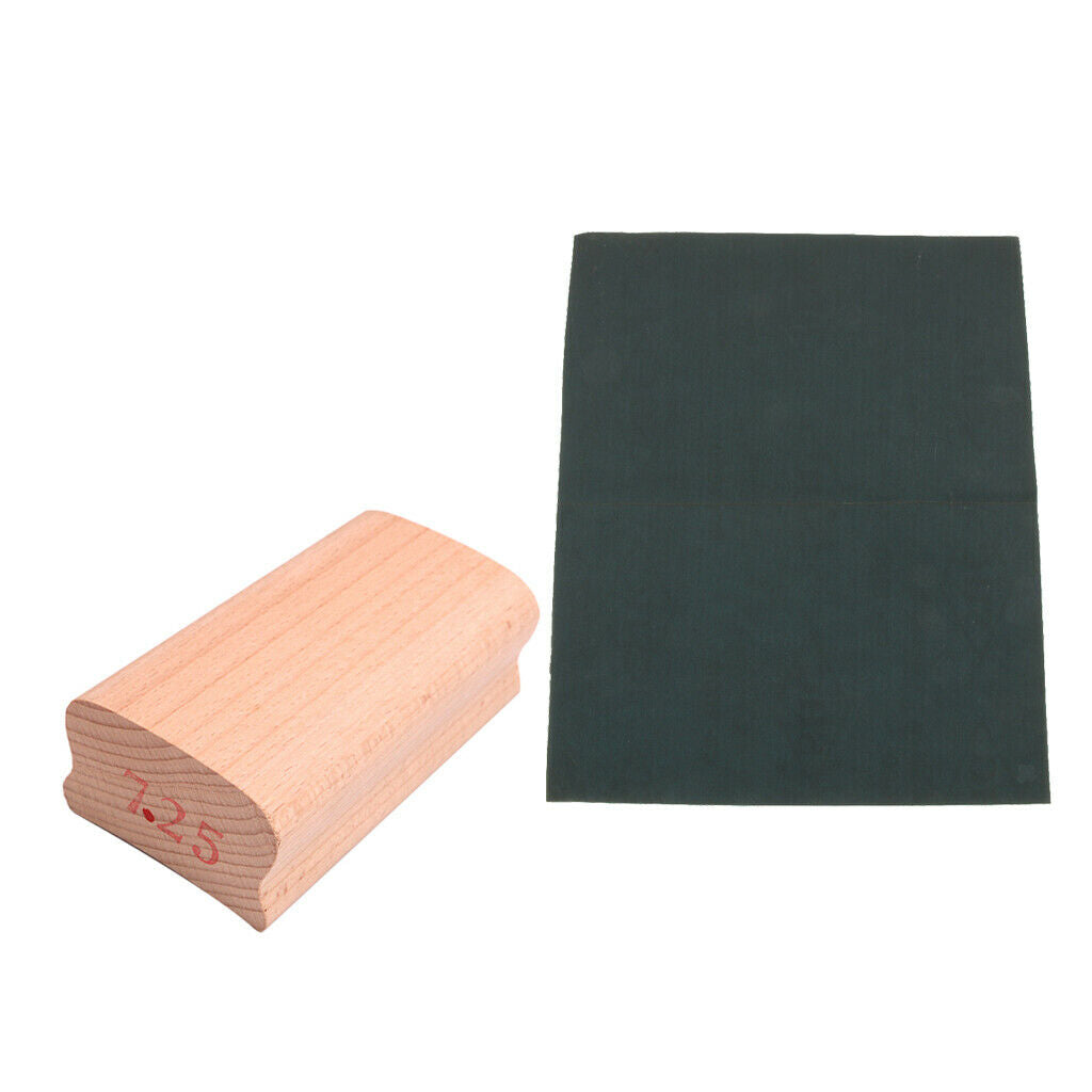 Wood Radius Sanding Block Fingerboard Fretboard Fret Leveling Tool 7.25