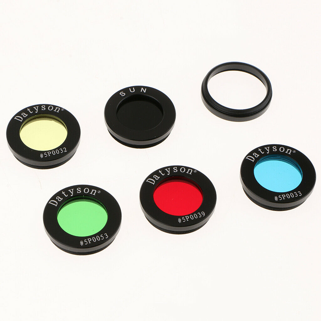 5 x 1.25" Nebula Filters + Adapter Ring+Carrying Case for Telescope Eyepiece .