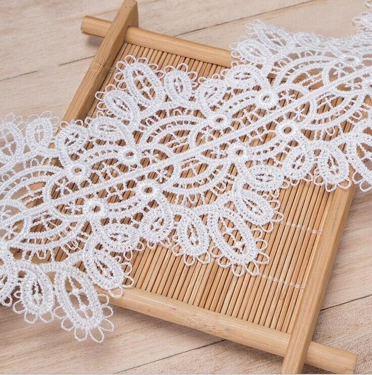 3 Yards Exquisite Crochet embroidery lace Home curtain bedding decoration