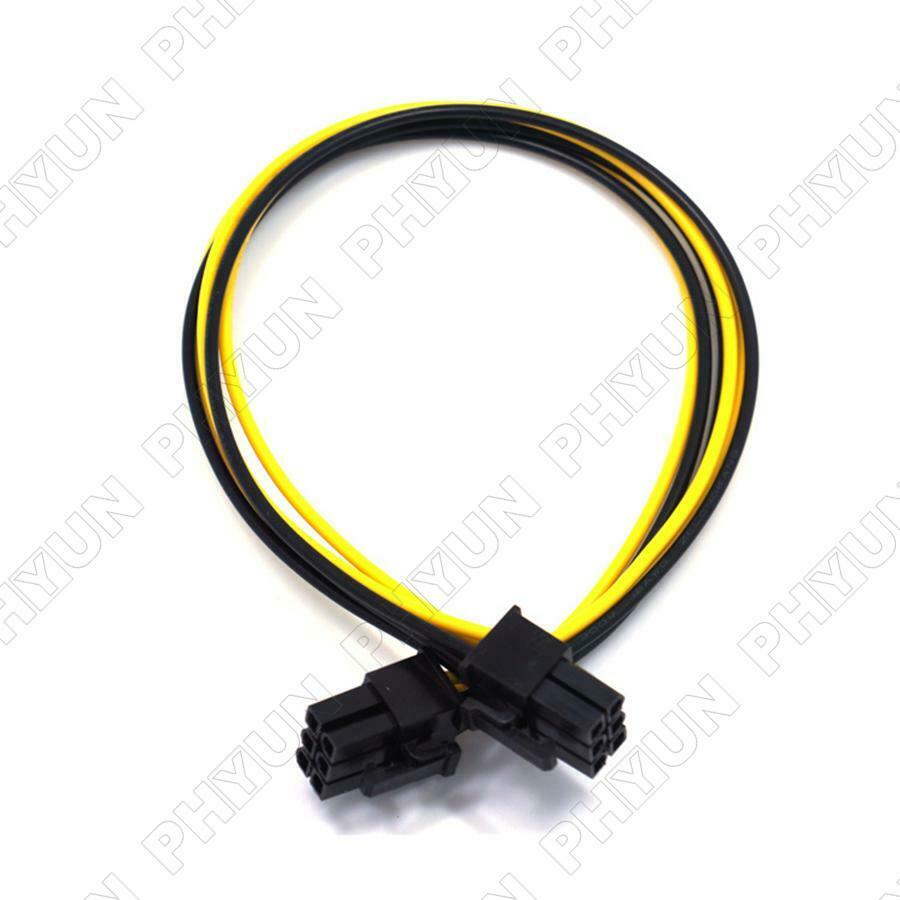 10Pcs PCI-E PCI Express 6P Male to 6Pin Male Graphics Video Card DIY Power Cable
