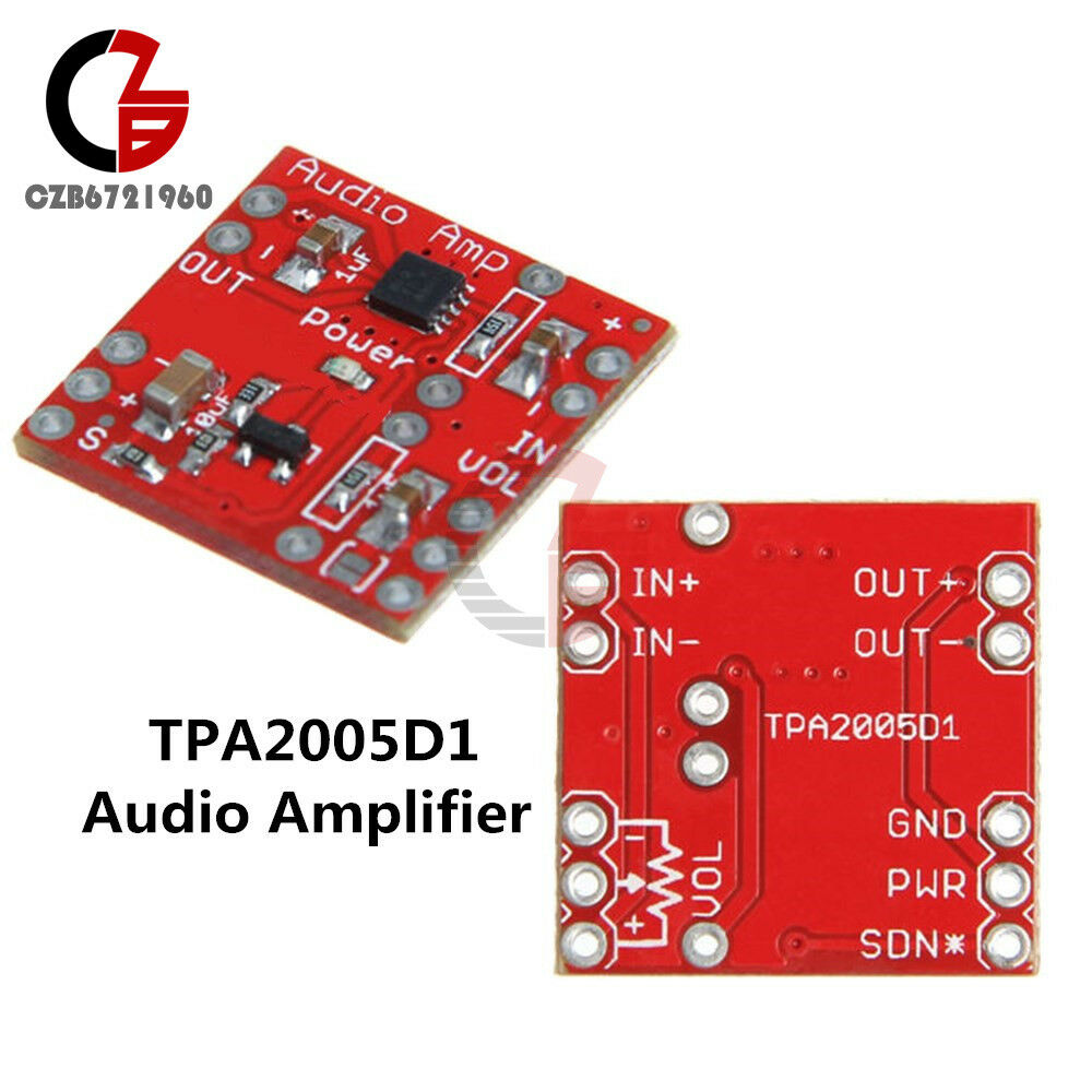 TPA2005D1 Mono Power Amp Breakout Audio Amplifier 2.5V to 5.5V Development Board