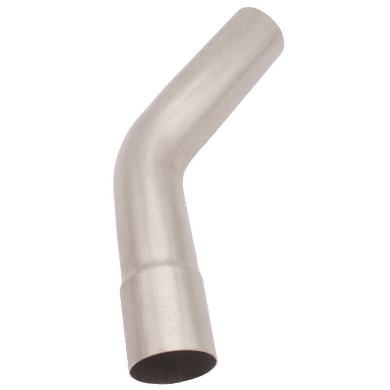 2.5" Car Exhaust Tubing Mandrel Bend Pipe 45Â° Expanded Tube Air Intake Stainless