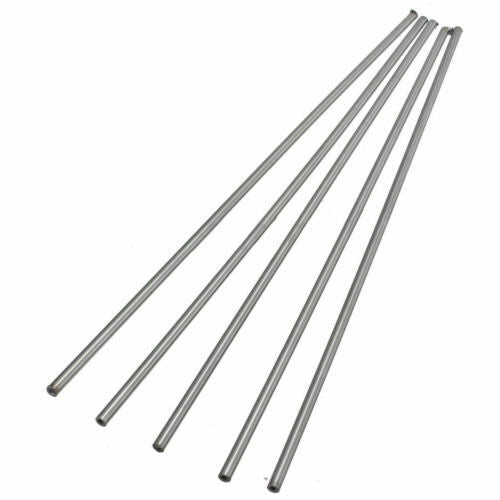 2Pcs 304 Stainless Seamless Steel Capillary Tube OD 3mm x 1mm ID, Length 250mm