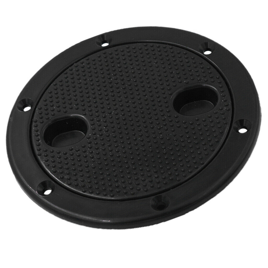 10x Marine Boat RV Black 4inch Access Hatch Cover Twist Screw Out Deck Plate