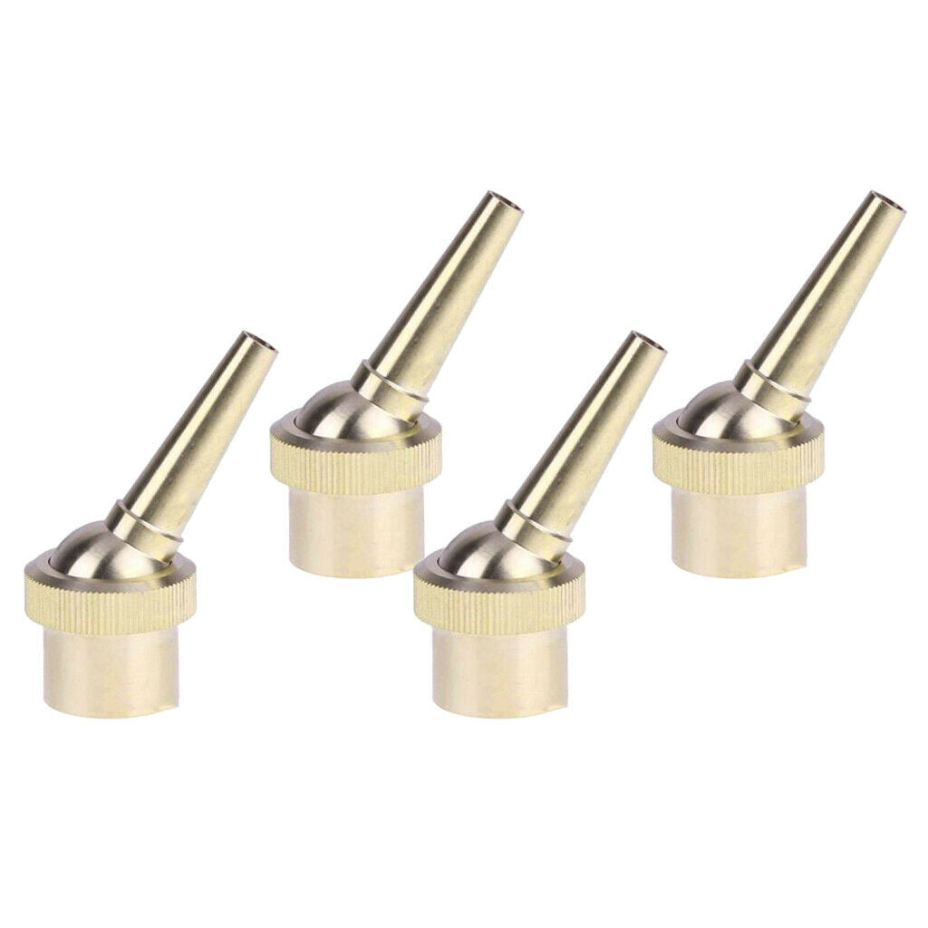 4pcs 1/2inch Brass Straight Nozzle Spray Head Pond Garden Sprinkler Outdoor