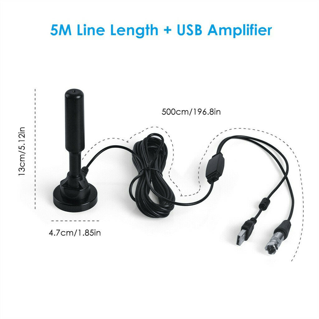 300 Mile Range Antenna TV Digital HD Skywire 4K Antena Digital Indoor HDTV 1080p