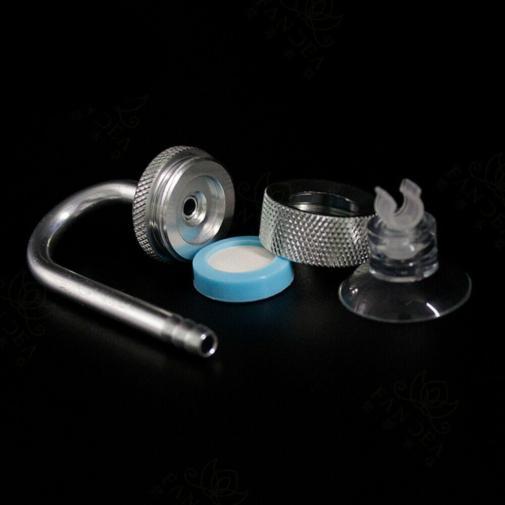 Aquarium CO2 Atomizer System Diffuser Solenoid Regulator Fish Tank Suction Cup