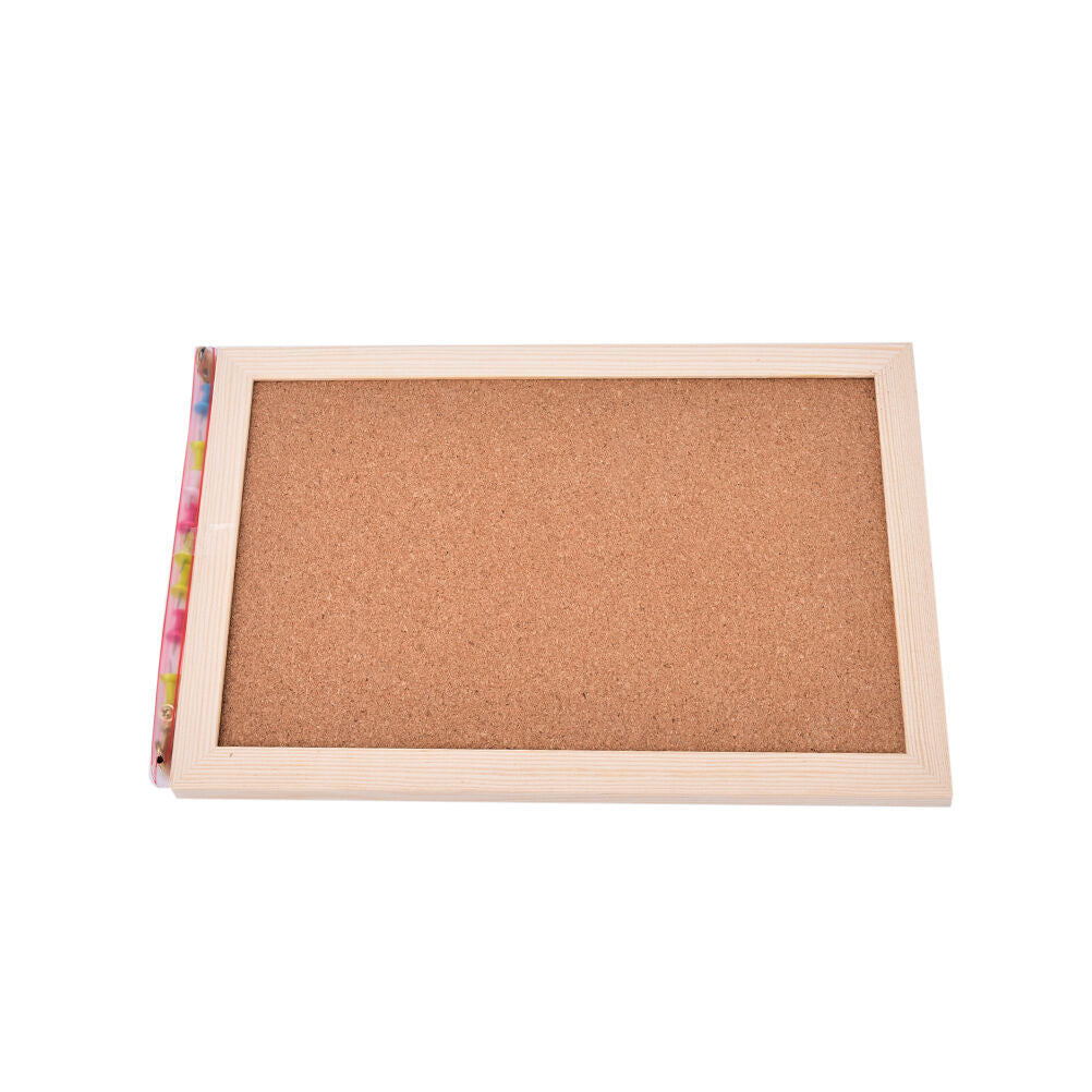 Natural Wood Frame Bulletin Board Office Supplier 20*30cmST8BDDD