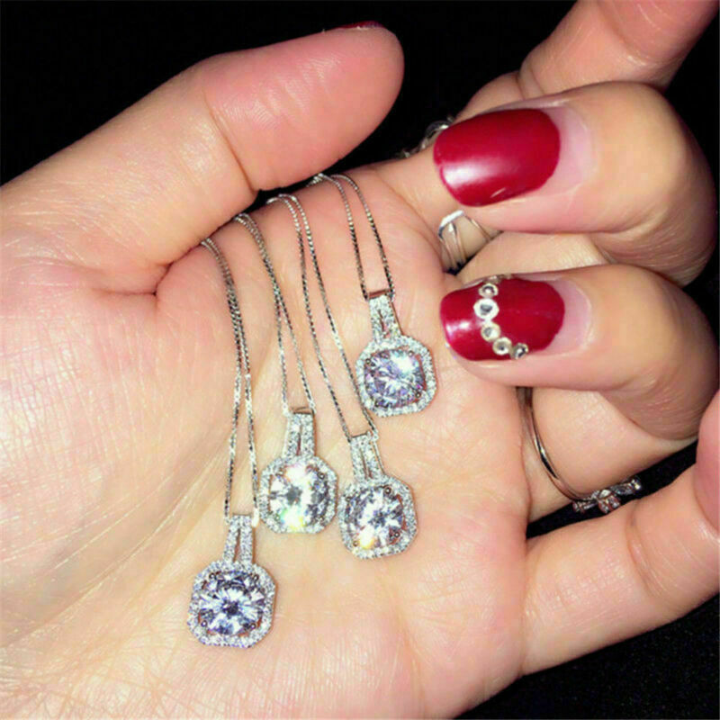New Fashion Crystal Charm Pendant Jewelry Chain Chunky Statement Choker Necklace