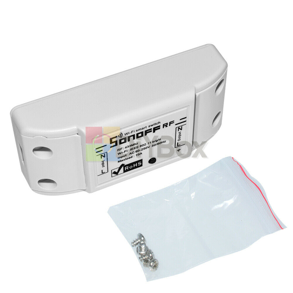 433Mhz Sonoff RF Wireless Smart Switch Module Socket For Home Applicance Remote