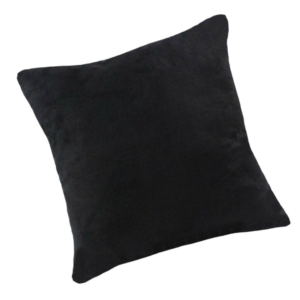 2x Velvet Square Pillow Covers Cushion Pillowcases Soft Bedroom 18x18inch