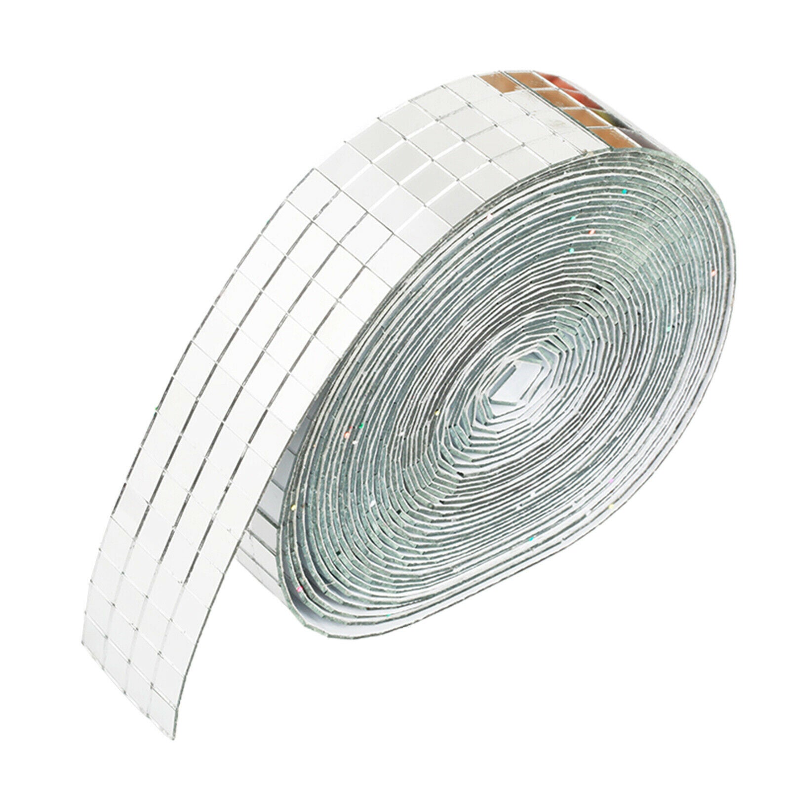 1 roll 1464pcs real glass mirror mosaic tile stickers for crafts