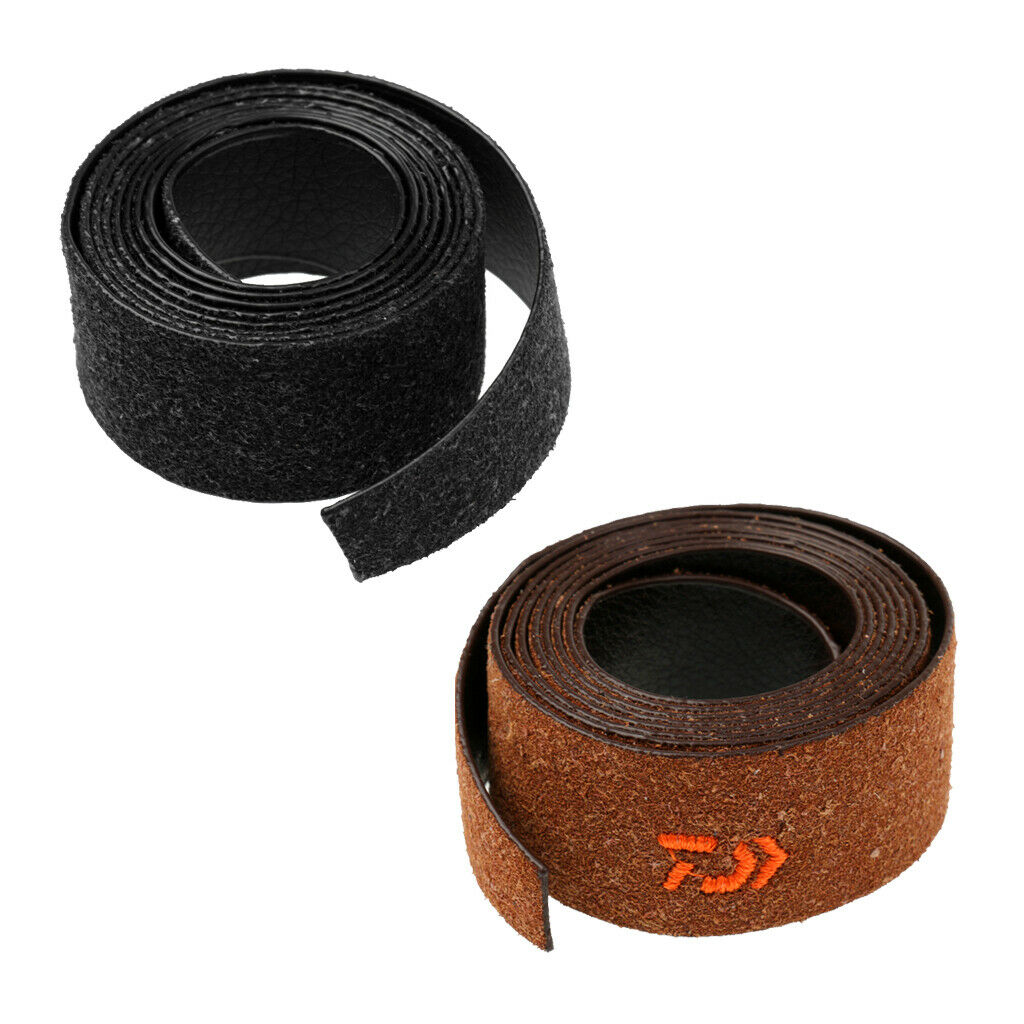 Fishing Rod Wrap Tie Tackle Fastening Strap Belt Fishing Accessories Black