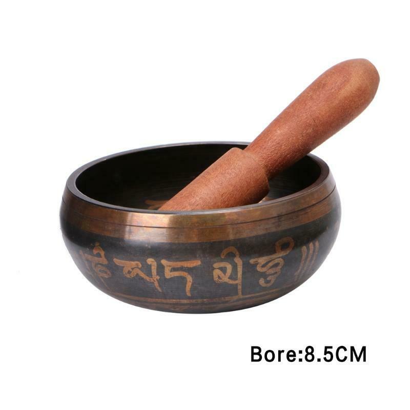 Buddhism Tibetan Singing Bowl Hand Hammered Yoga Copper Chakra Meditation Gift