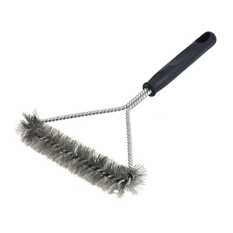 Kitchen BBQ Grill Barbecue Cleaning Brush Stainless Steel Cooking Tool Br.l8