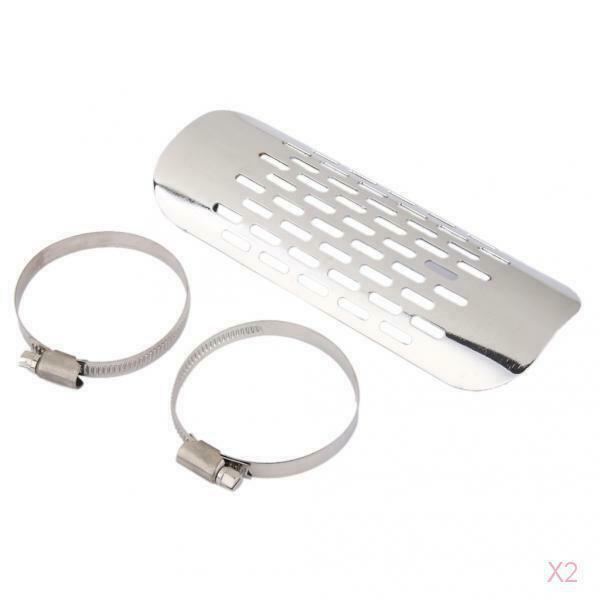 Motorcycle  Shield Guard Exhaust Muffler Pipe Cover For Kawasaki Cruiser