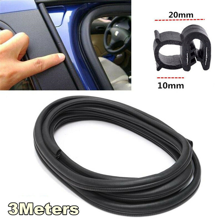 Rubber Seal Edge Trim Strip Sheet Metal Finish Car Auto Dustproof Soundproofing