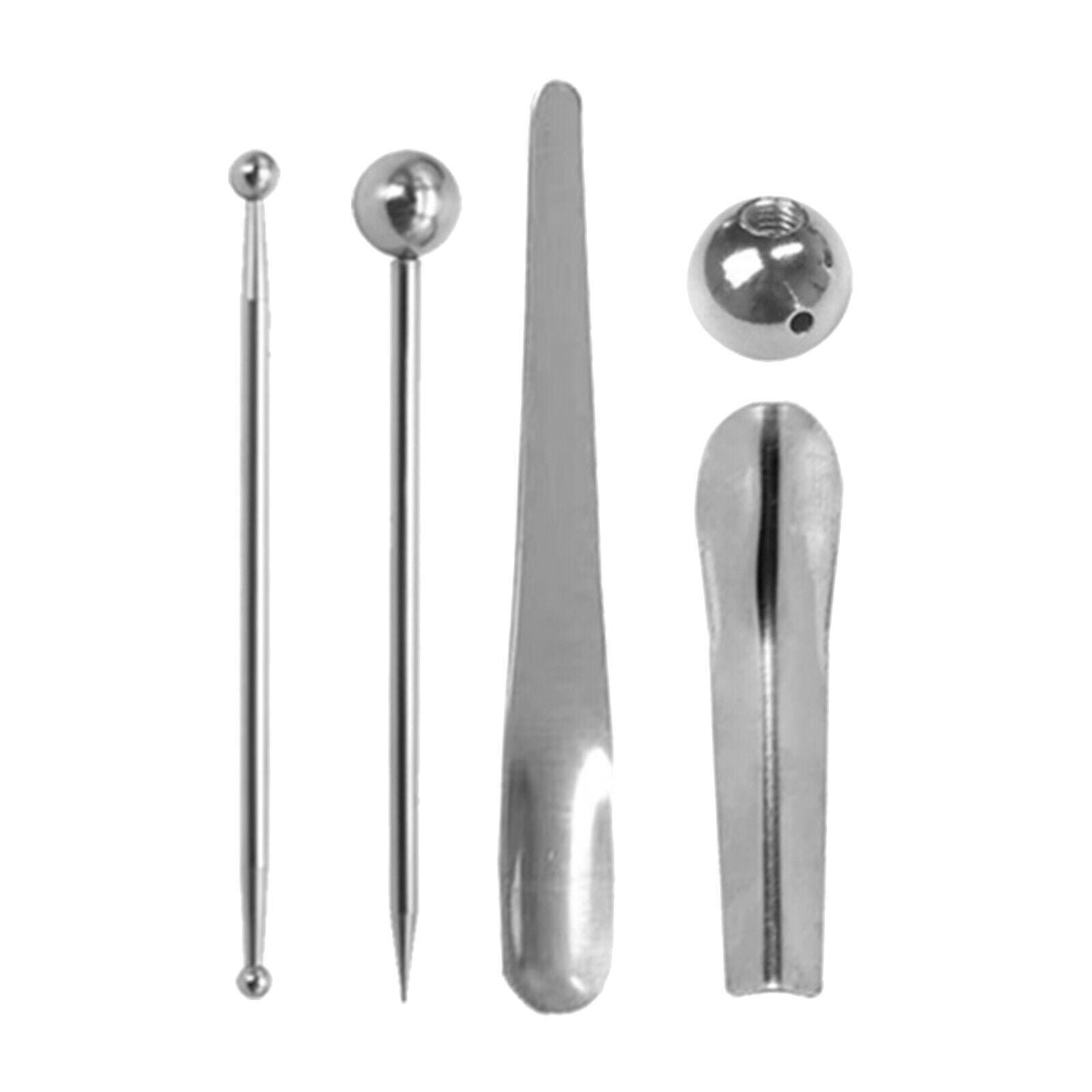 5x Tile Grout Corner Scraper Press Ball Household Caulk Repair Tools Set