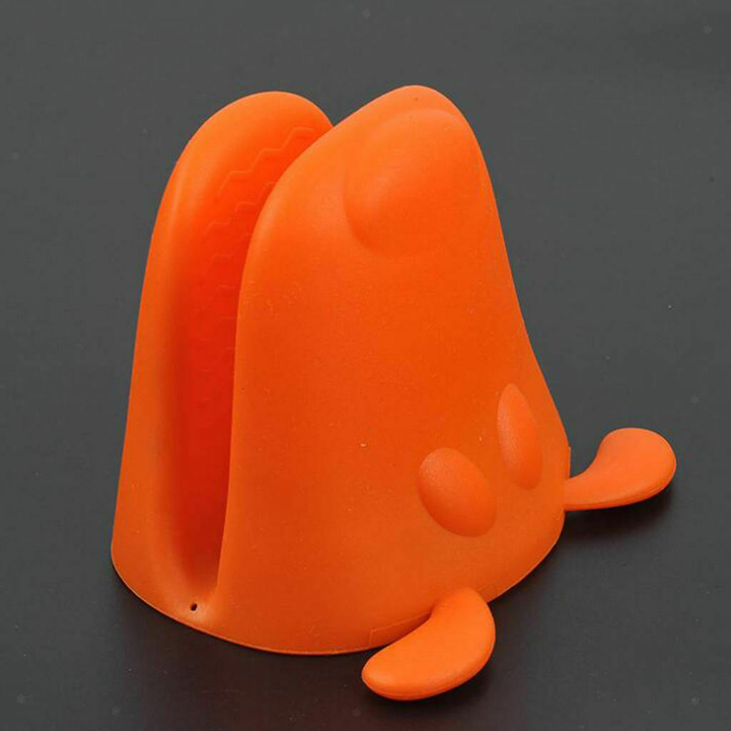 Silicone Hot Pot Holder Oven Gloves Mini Oven Mitts Cooking Kitchen Grips